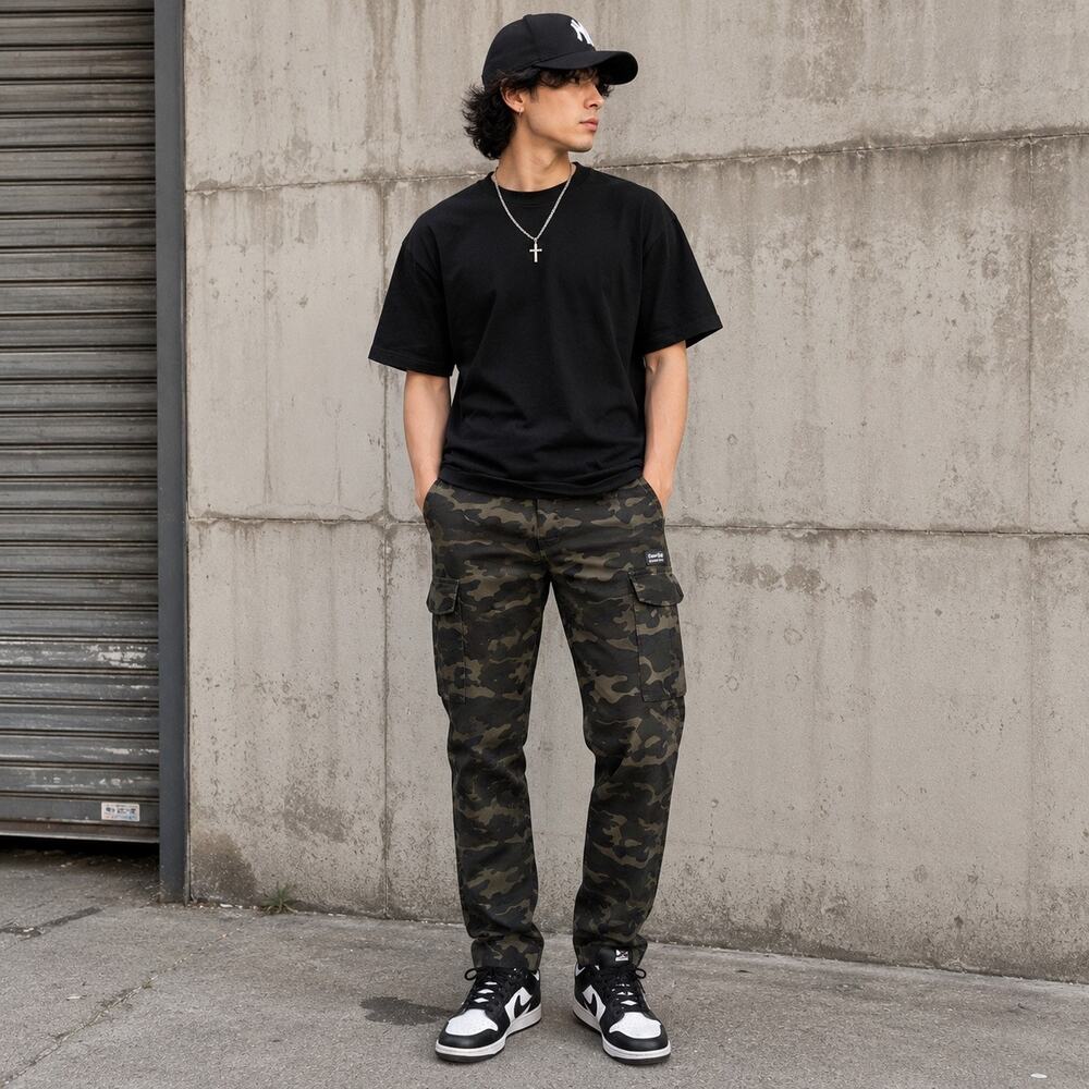 Nomad Slim Fit Camo Cargo Mens Pants Sz 36x30 Gorp Y2K Streetwear Utility Hiking